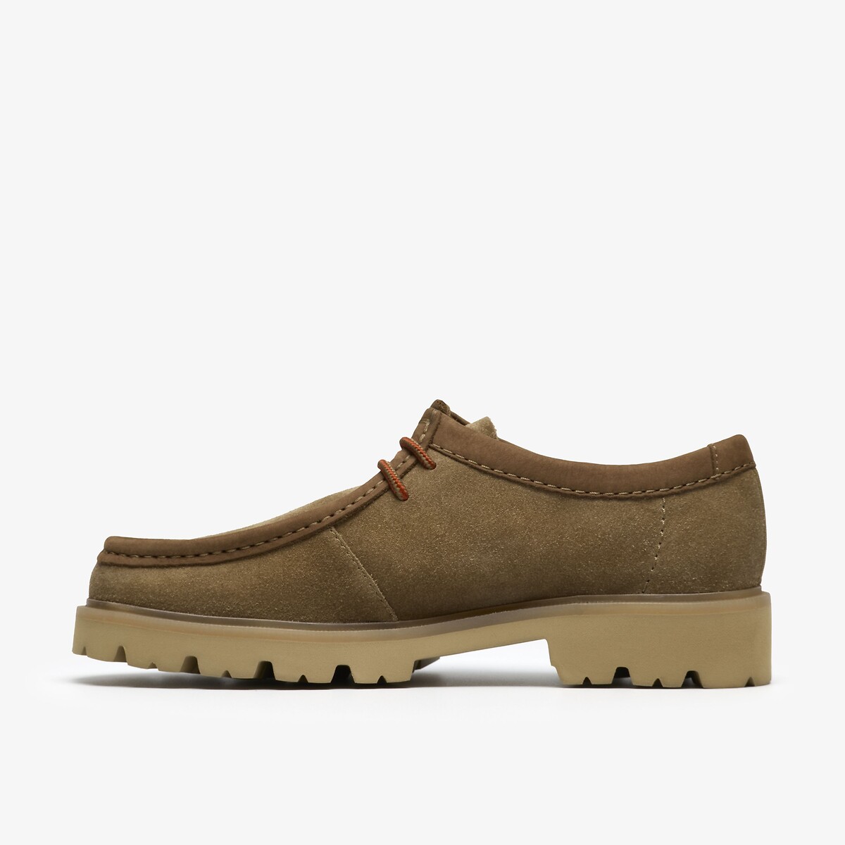 Chaussures derbies en cuir Cleyhill Seam sable, CLARKS
