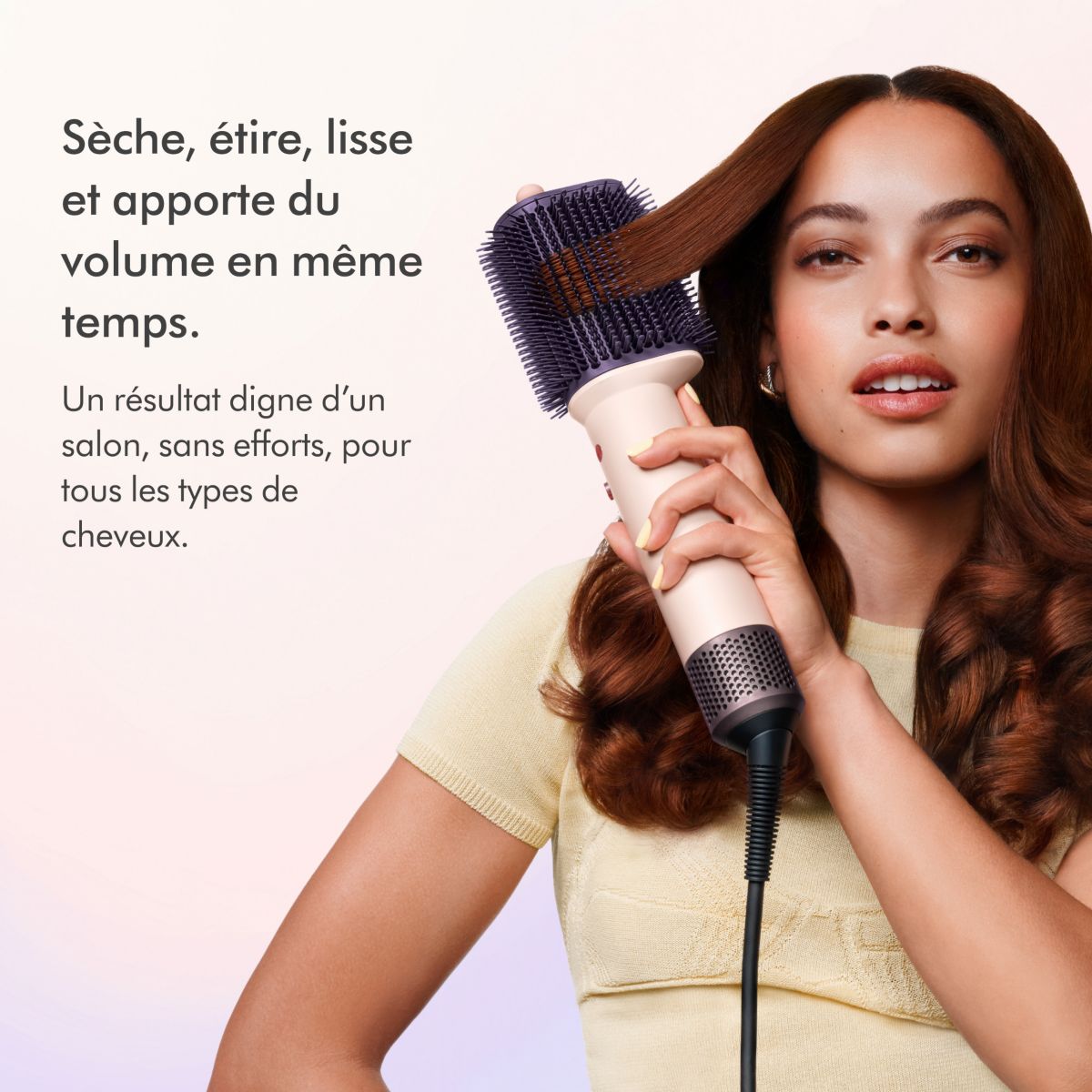 Brosse soufflante Airsmooth couleur unique, DYSON