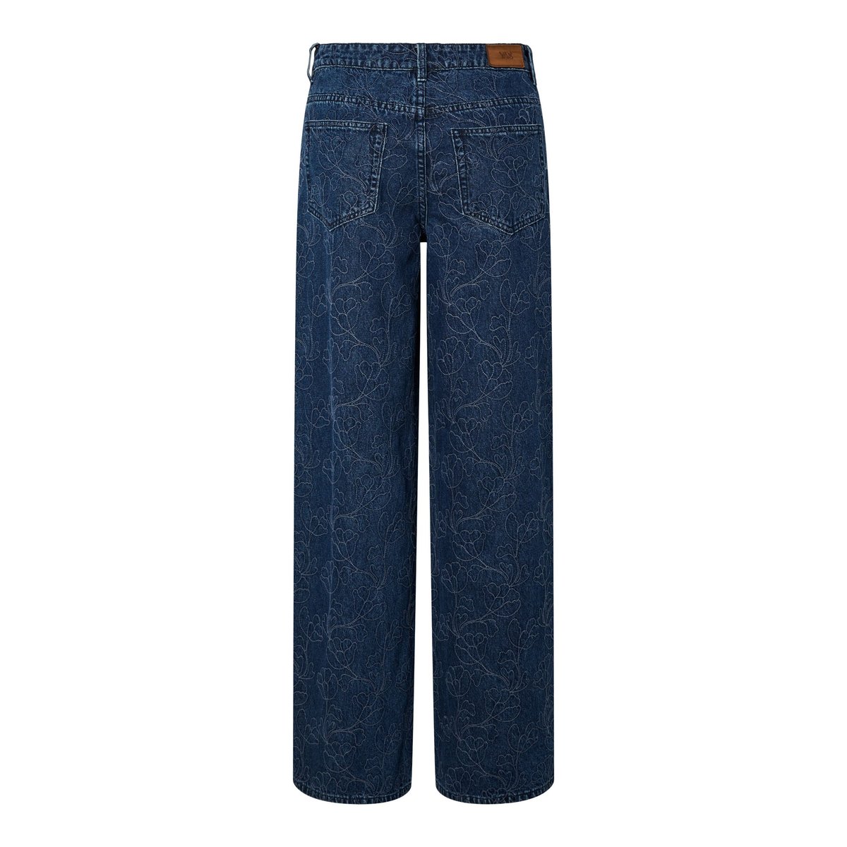 Jean Large dark blue denim, YAS