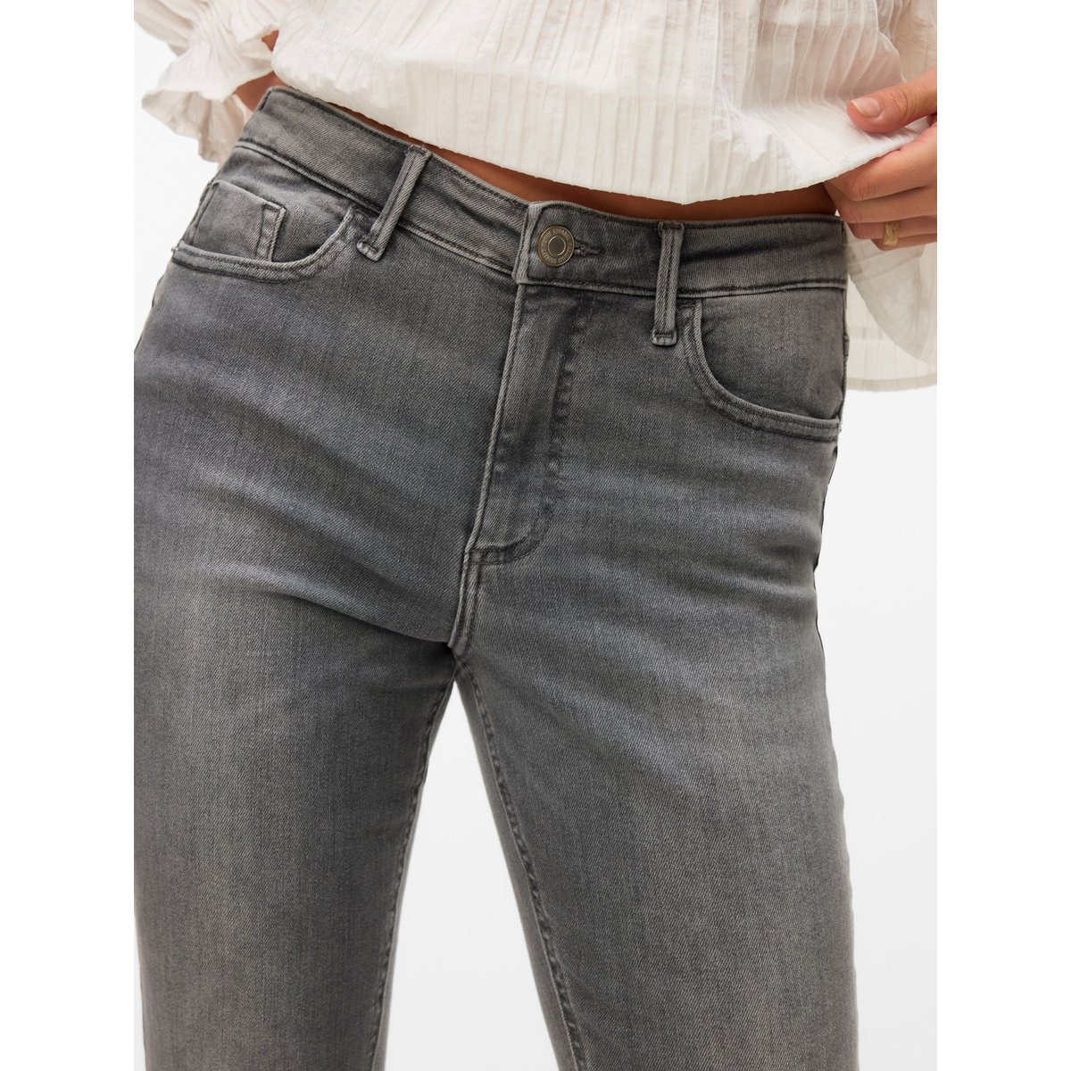Jean grise - light grey denim 1, VERO MODA