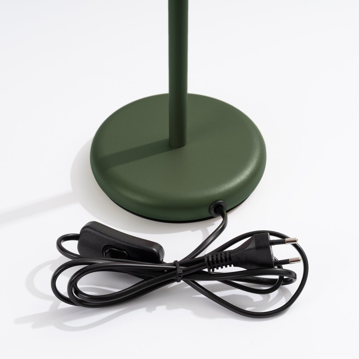 Lampe à poser Aluminium Vert Olive GU10 1 Karbon vert, EDEN