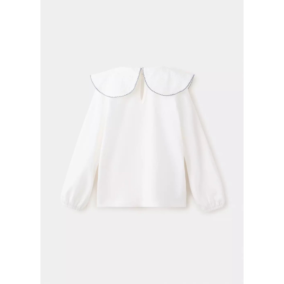 T-shirt col Claudine blanc cassé, MANGO BABY