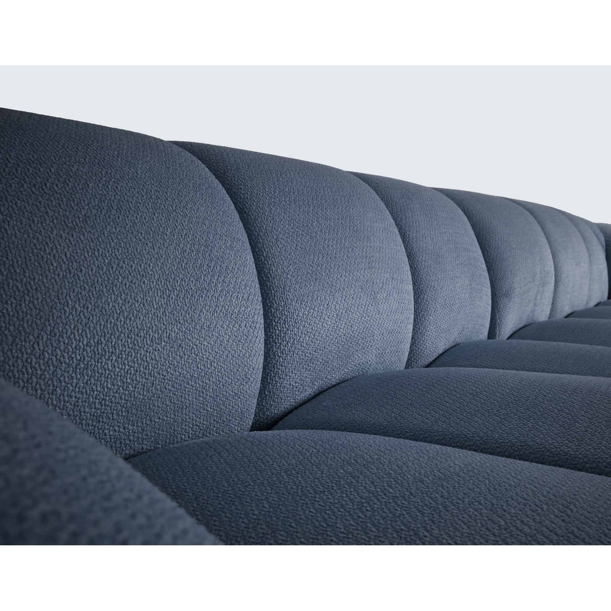 Canapé d'Angle réversible 4 places - AVA bleu, BEST MOBILIER