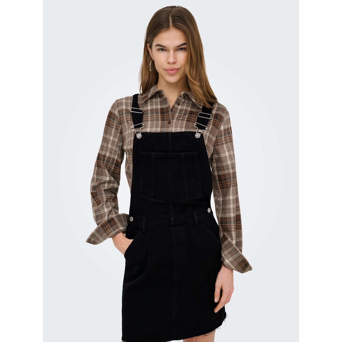 Robe En Denim washed black, ONLY