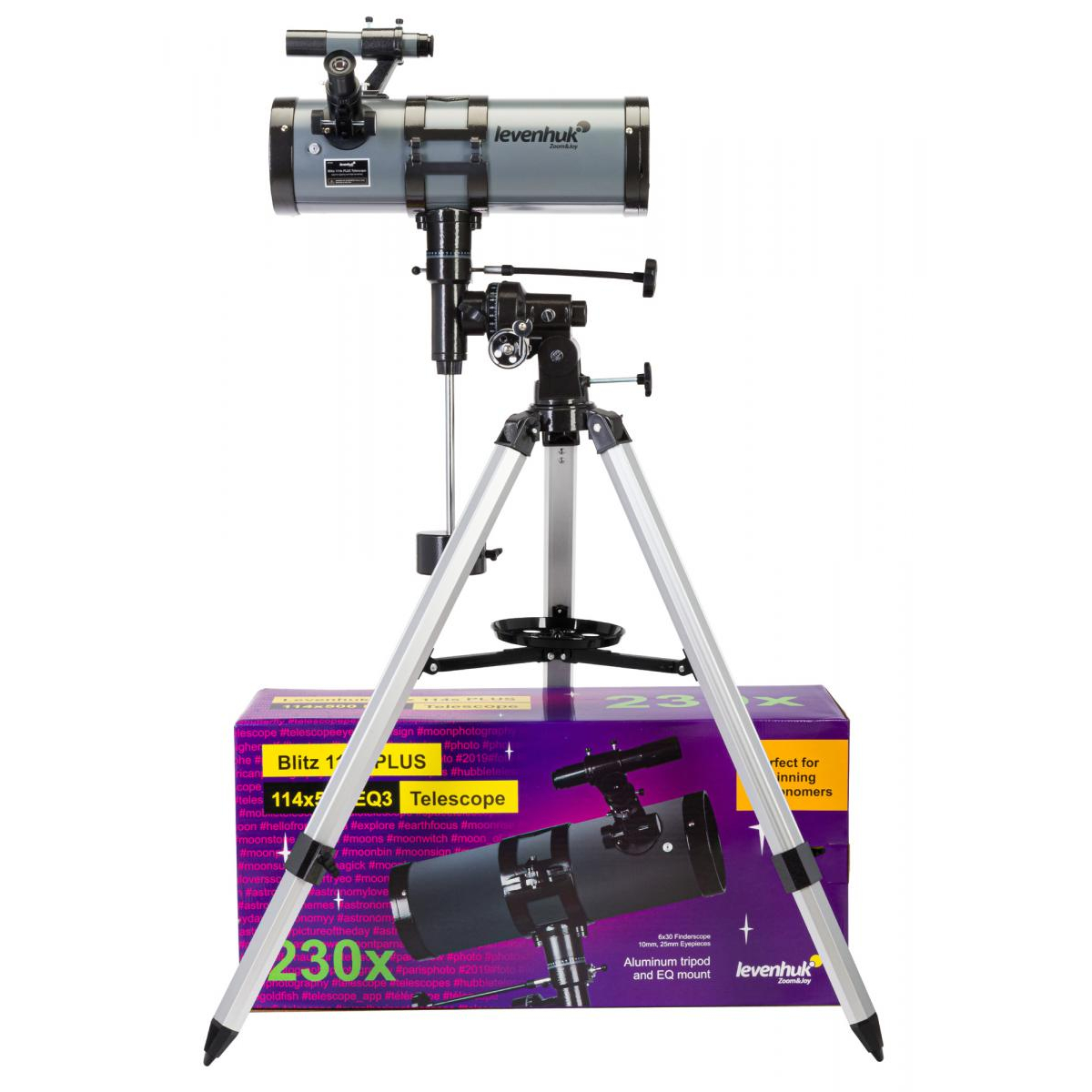 Télescope Blitz 114S plus couleur unique, LEVENHUK