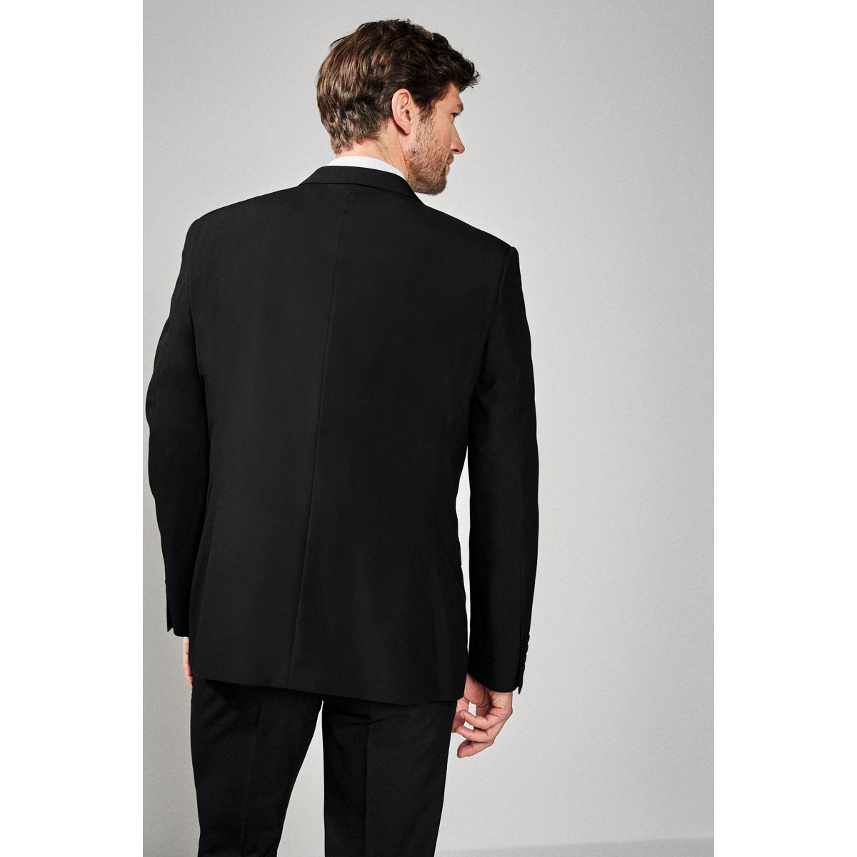 Veste de costume à deux boutons noir, NEXT