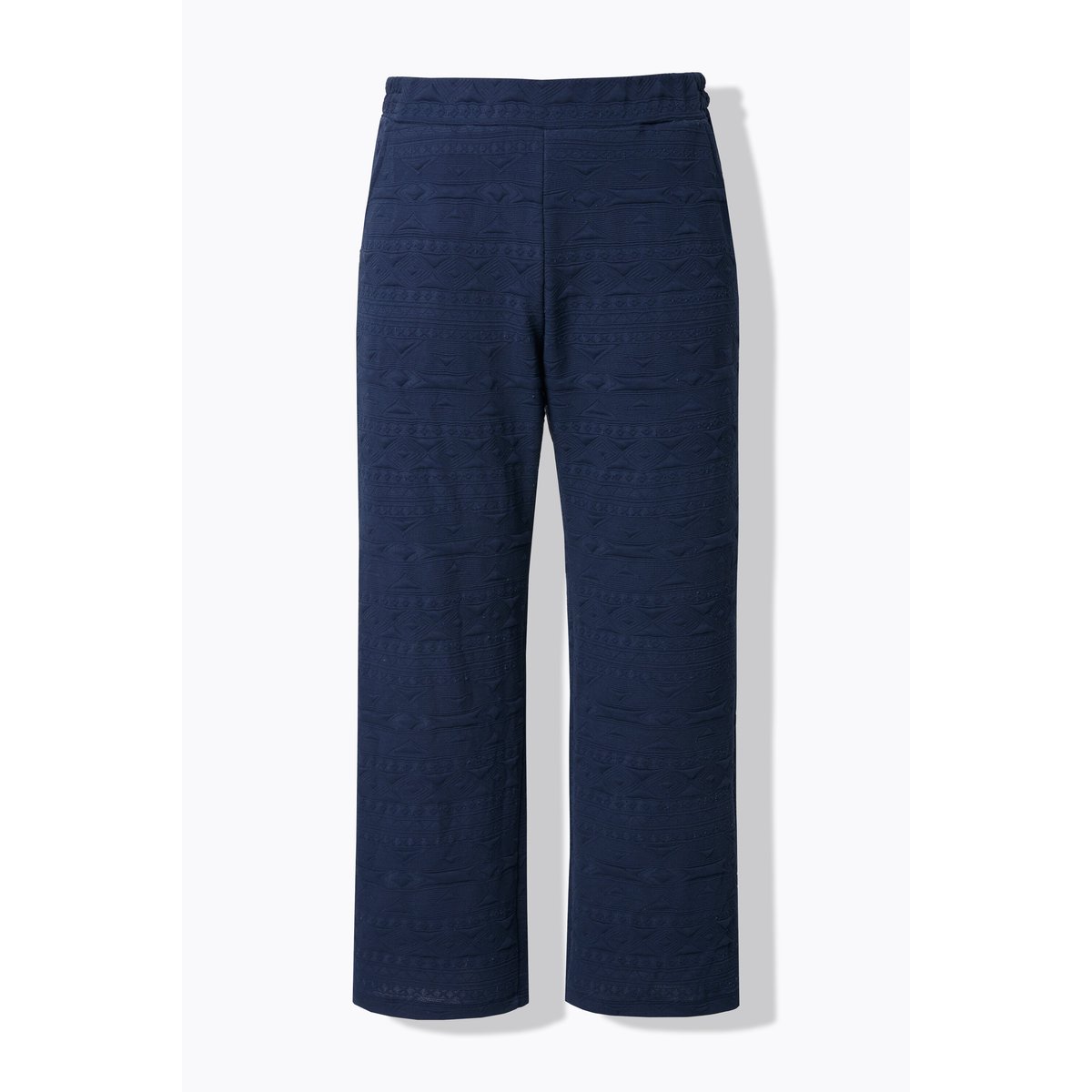 Pantalon en coton bio Rose bleu marine, ULLA POPKEN