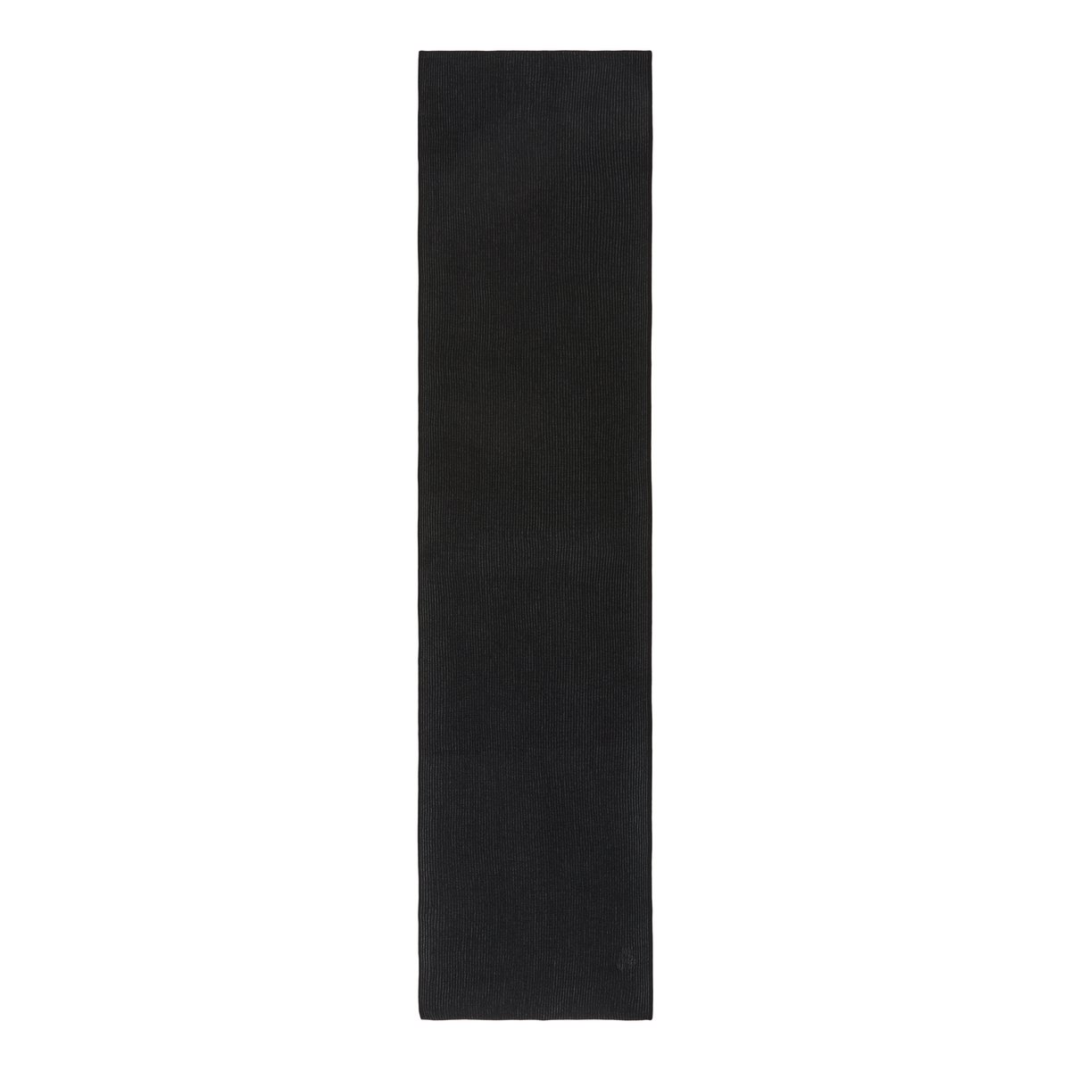 écharpe tricotée en mélange de coton bio et de laine vierge noir, MARC O'POLO