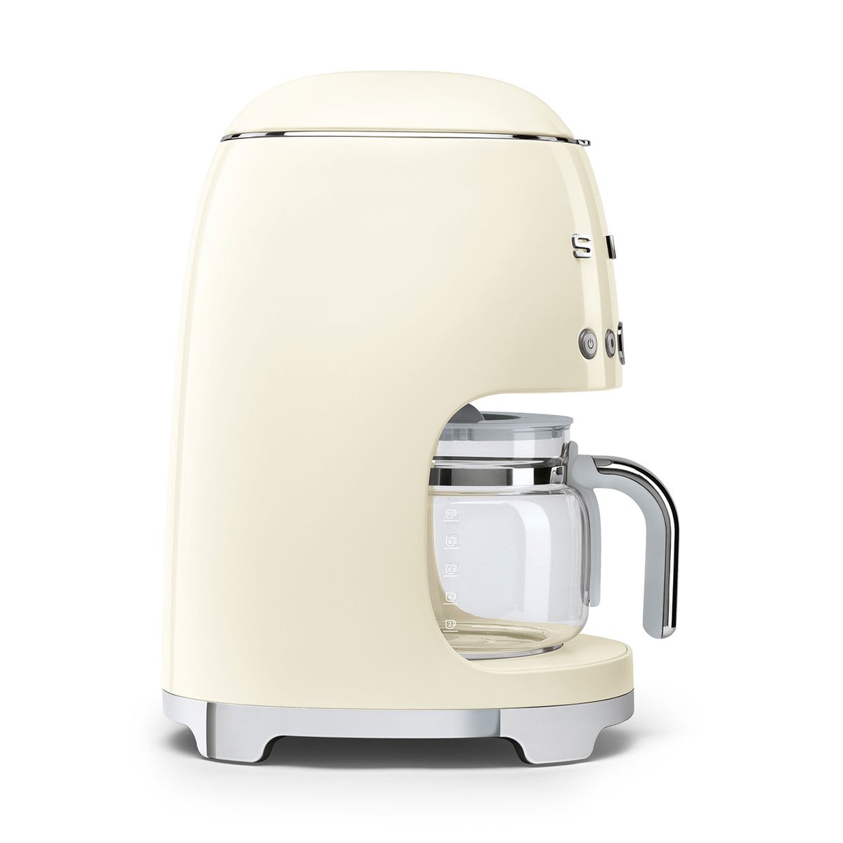 Machine à café filtre DCF02 crème brillant, SMEG