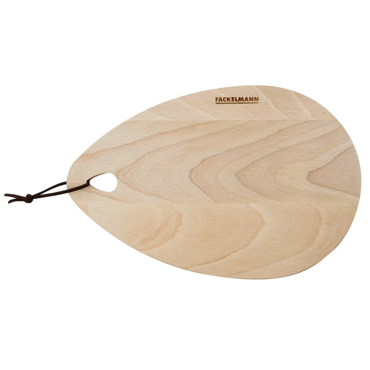 Planche à découper ovale ECO FRIENDLY bois brun, FACKELMANN