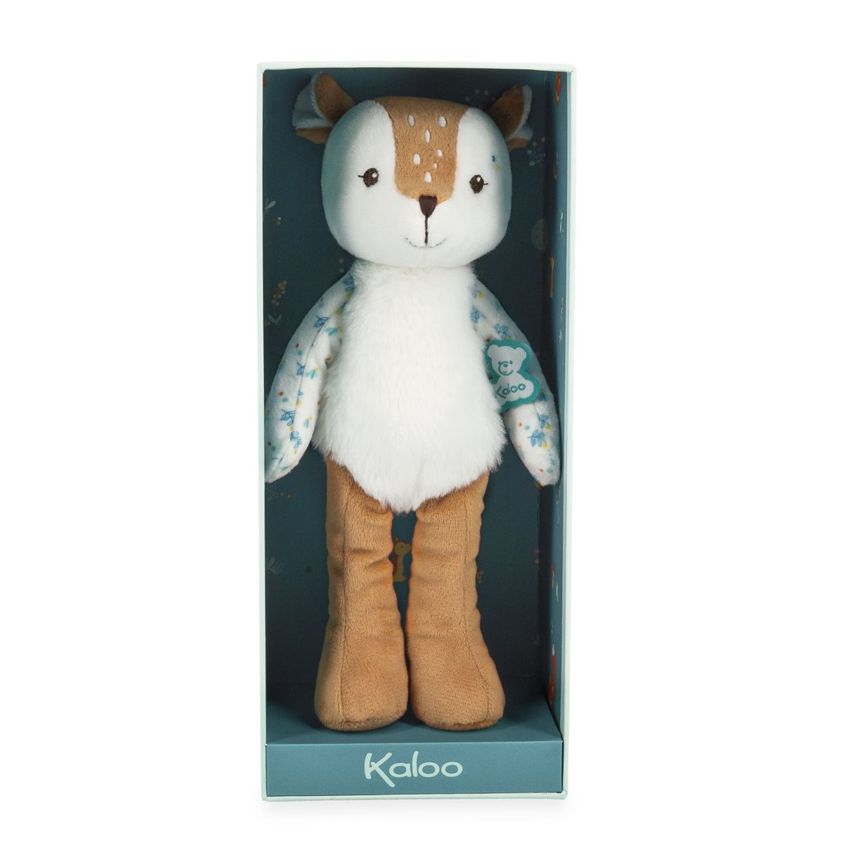 Peluche pantin Faon Nathan marron, KALOO