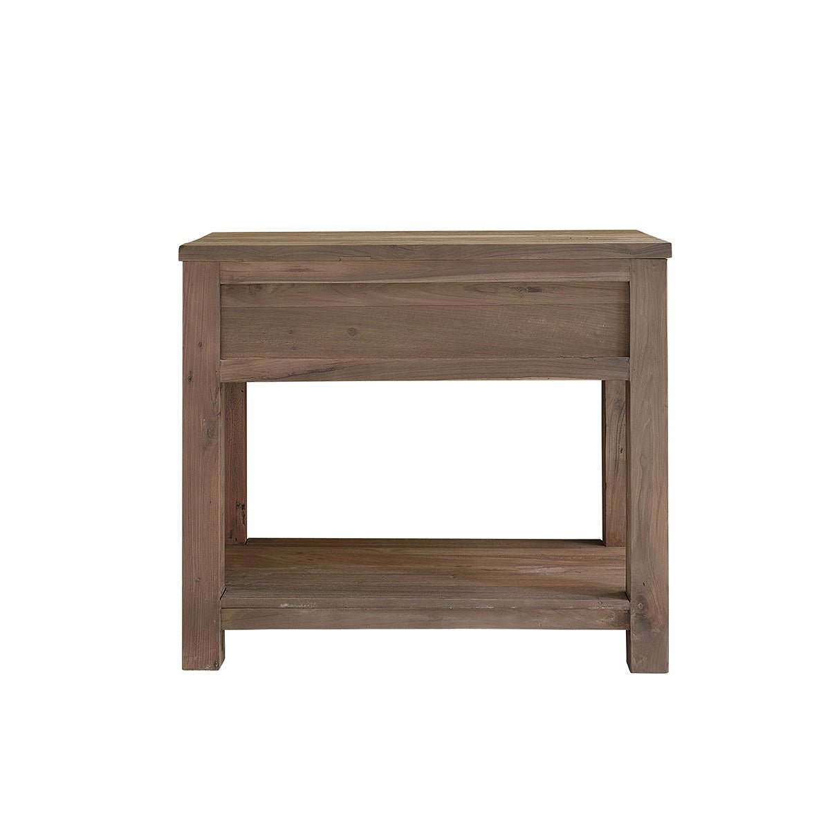 Meuble de salle de bain en teck recyclé massif 90 cm  AUSTIN naturel, BERAH GETAH