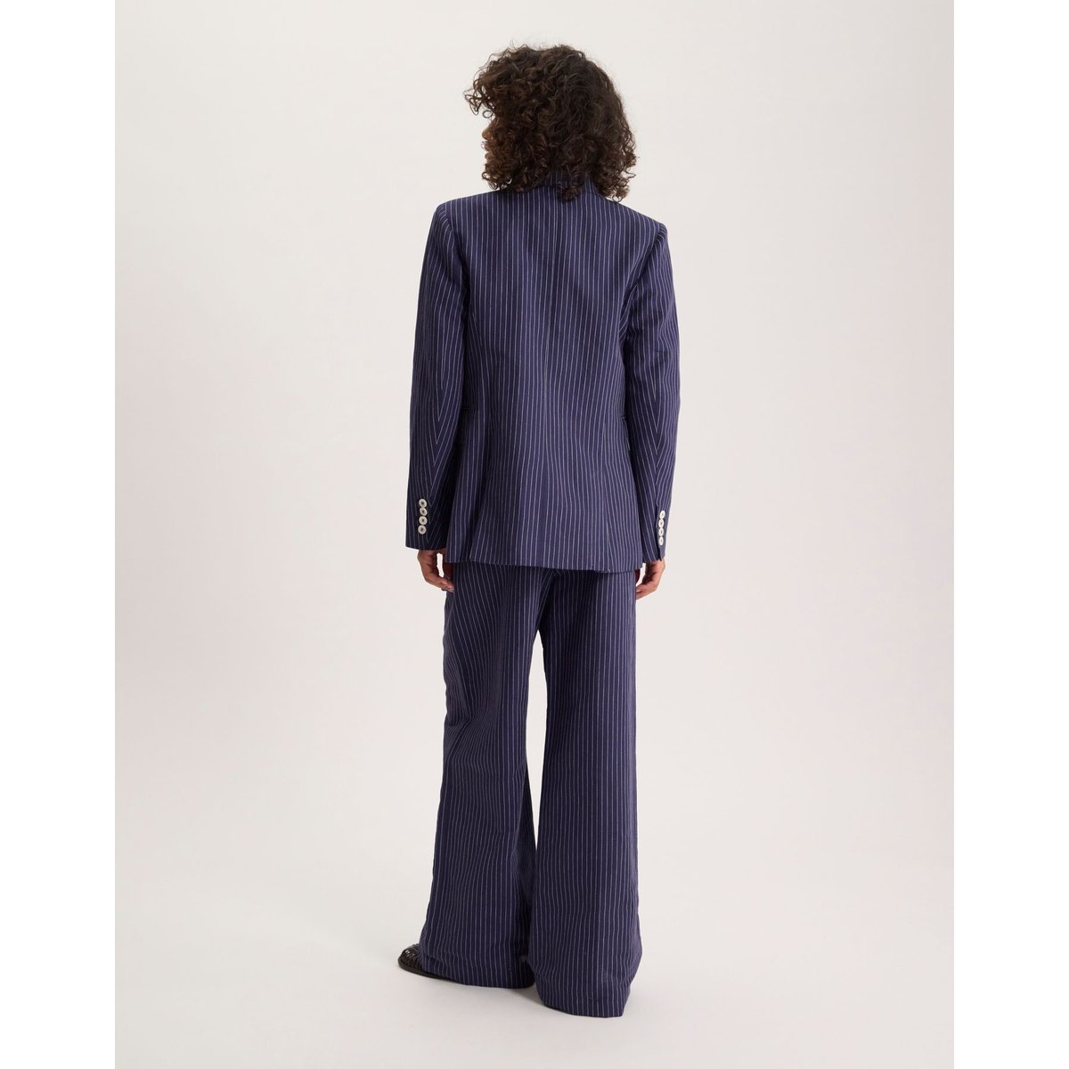Veste June en lin rayé, INES DE LA FRESSANGE PARIS