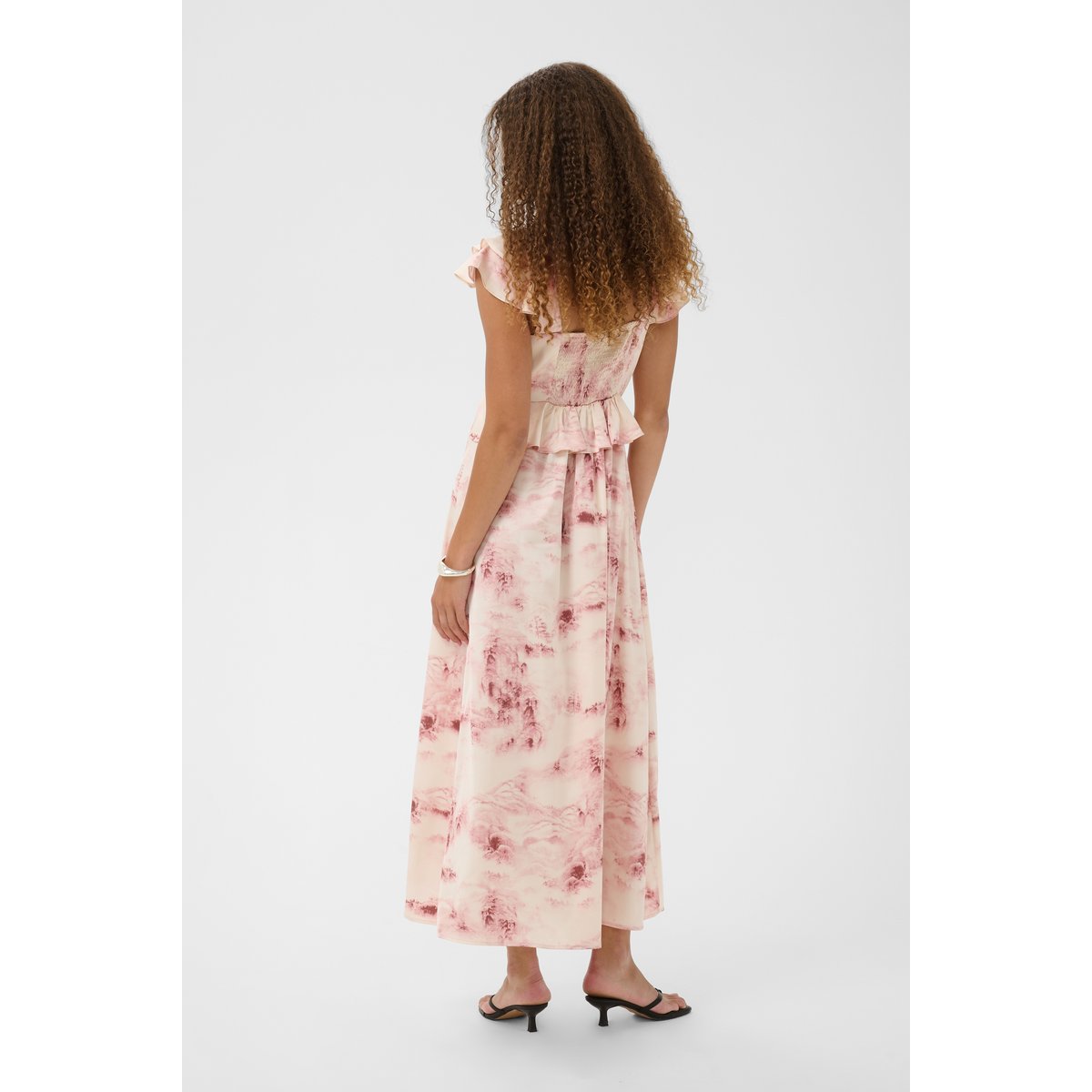 Robe rose multi pink nature, KAFFE