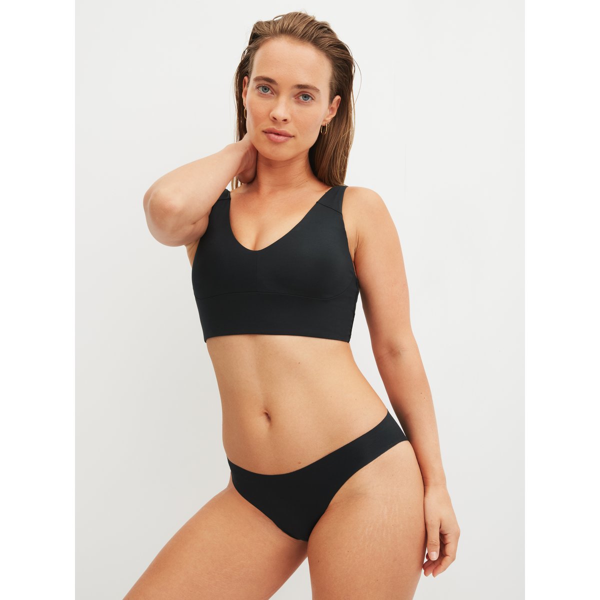 Bustier à bretelles réglables Modal NATURAL SKIN noir, CALIDA