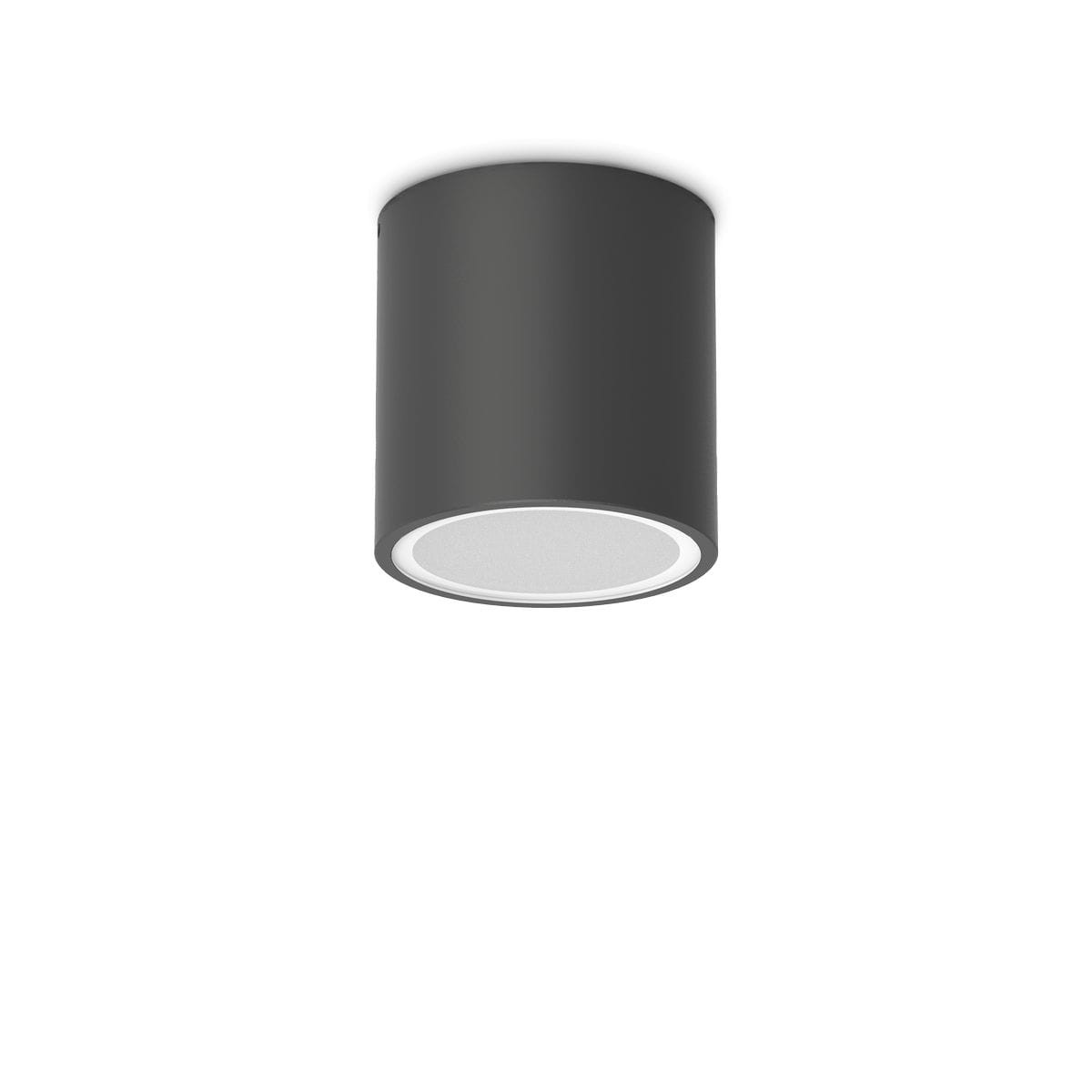Plafonnier    TECHO noir, IDEAL LUX