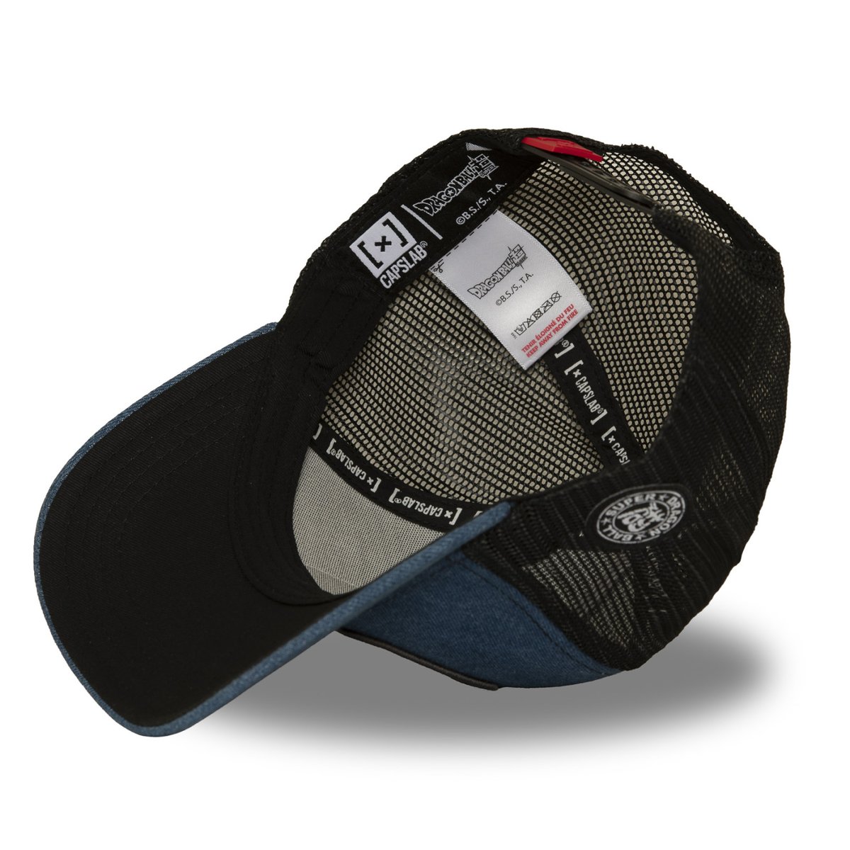Casquette trucker Dragon Ball Super bleu/noir/rouge/jaune/vert/blanc, CAPSLAB