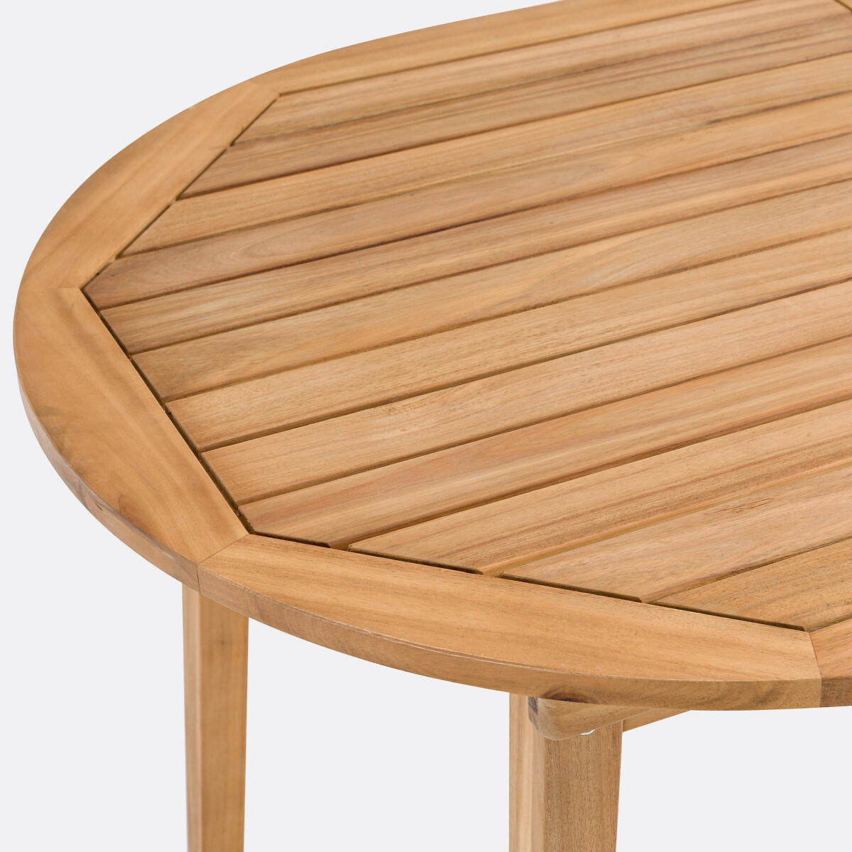 Table de jardin en acacia, 8 couverts, Nouska acacia, LA REDOUTE INTERIEURS