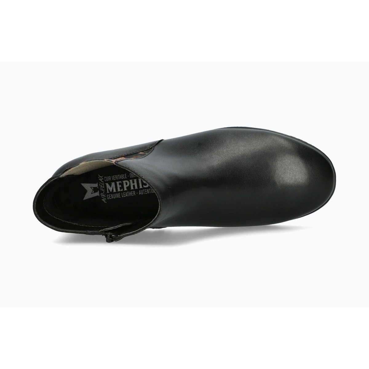 Bottines en cuir JANICE noir p5150060, MEPHISTO