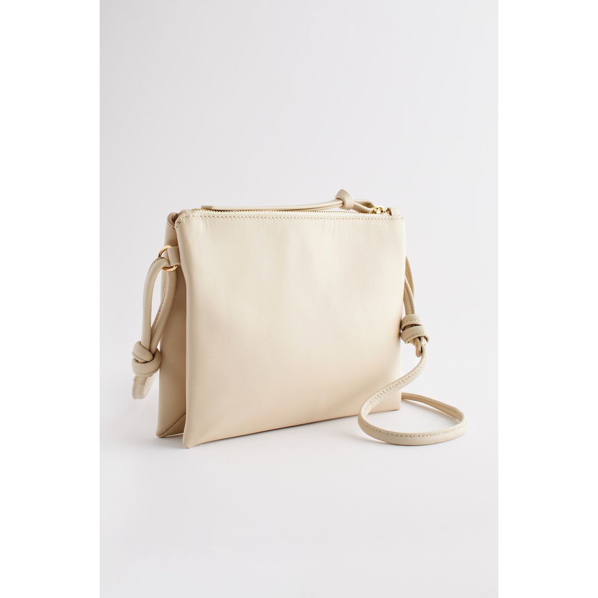 Sac à bandoulière coupe classique crème os, NEXT