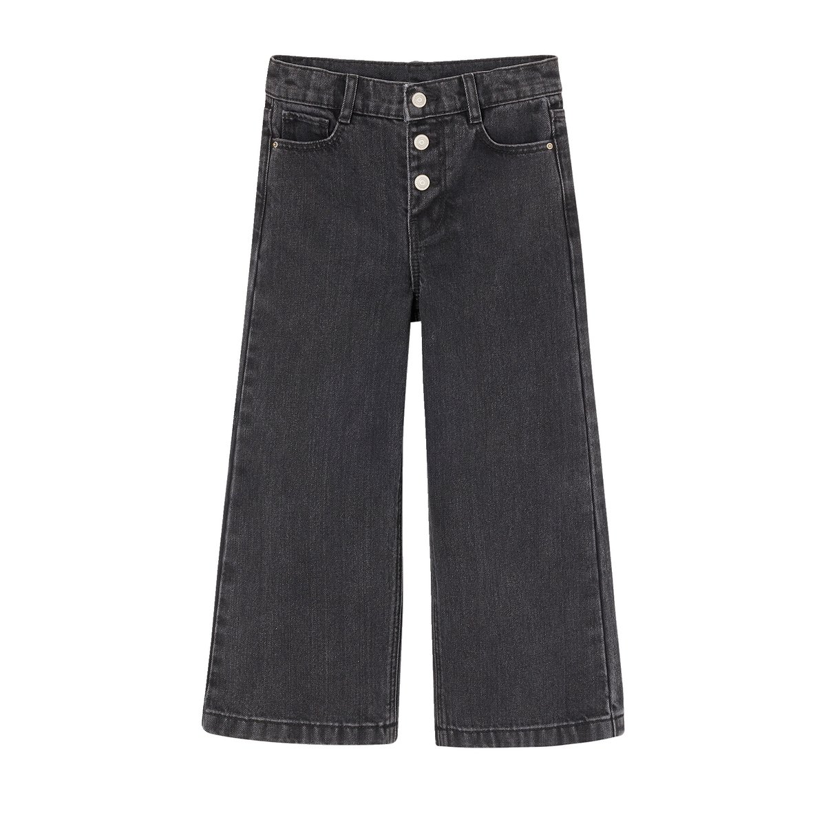 Jean large denim noir, VERTBAUDET