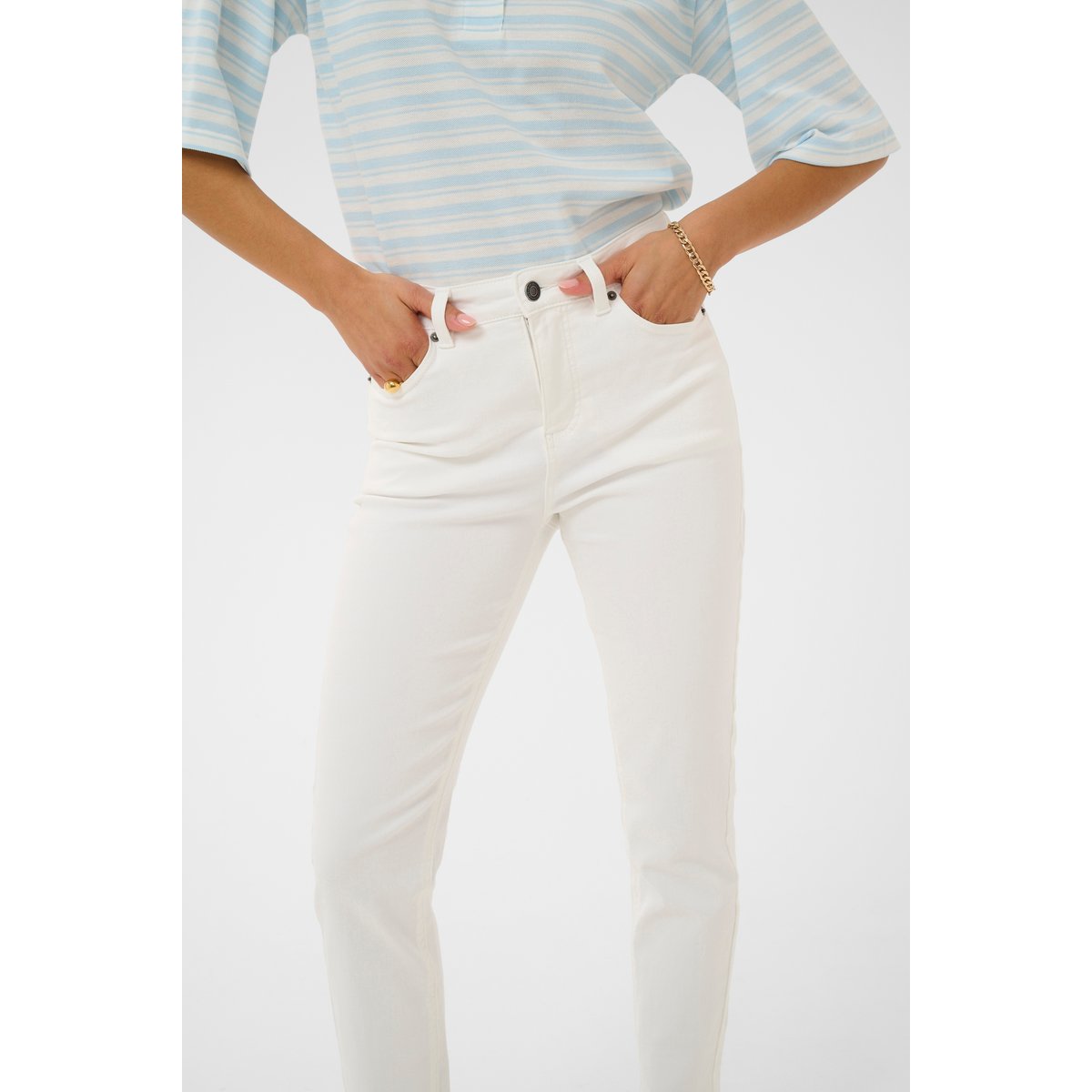 Jeans blanc, KAFFE