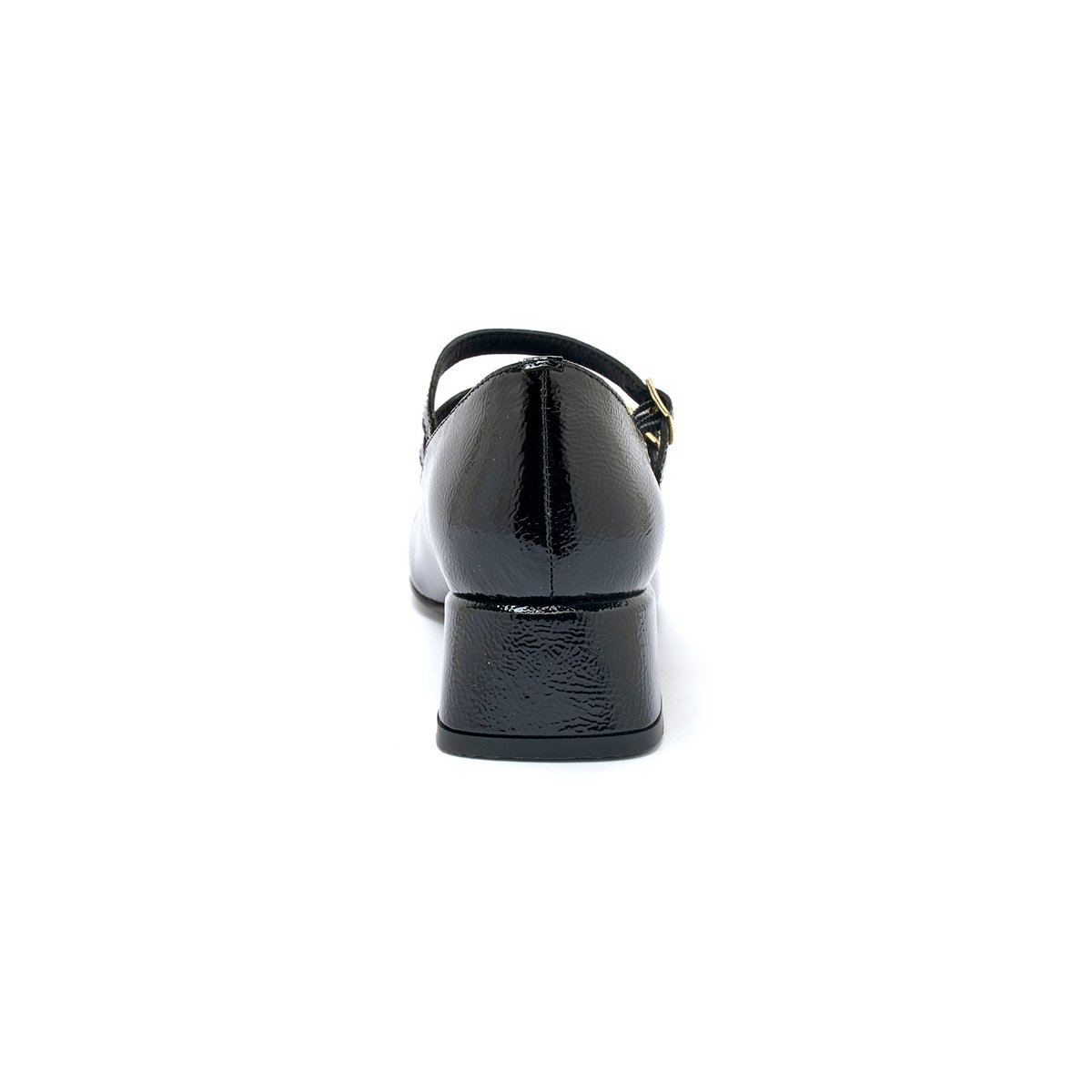 Babies cuir verni 3 brides vernis noir, PEDICONFORT