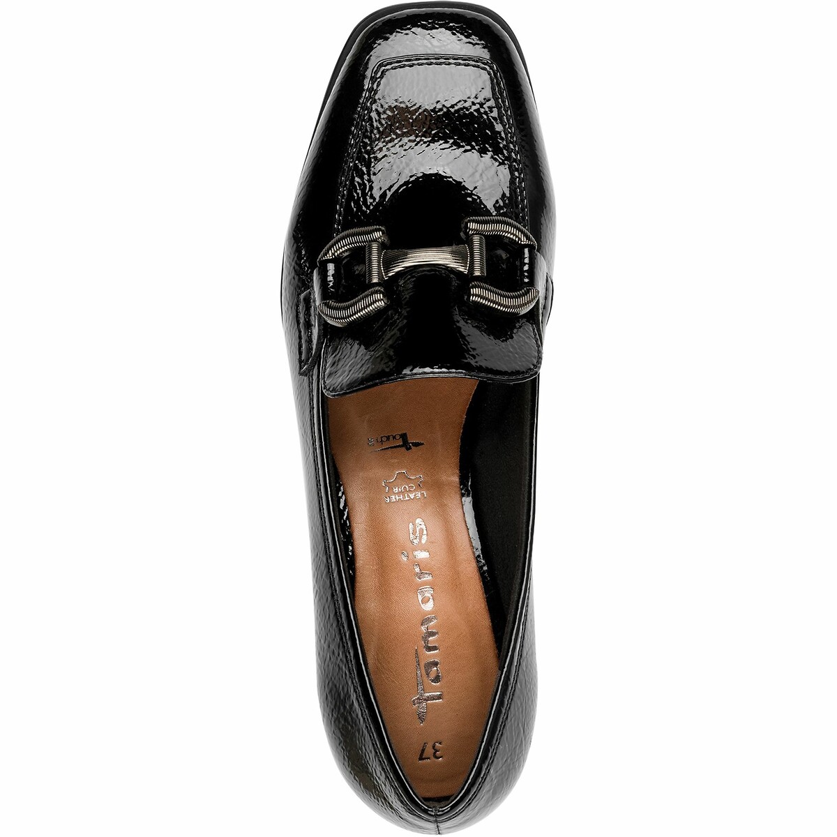 Mocassins vernis noir, TAMARIS