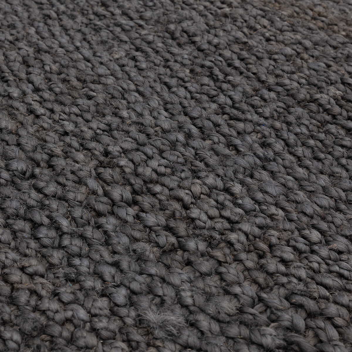 Chunky Woven Reversible Jute Rug charcoal, SO'HOME