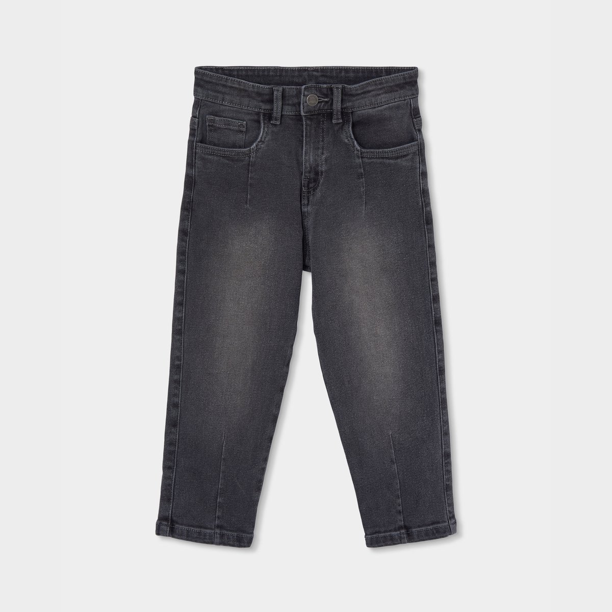 Pantalon garçon denim élastique gris, BOBOLI