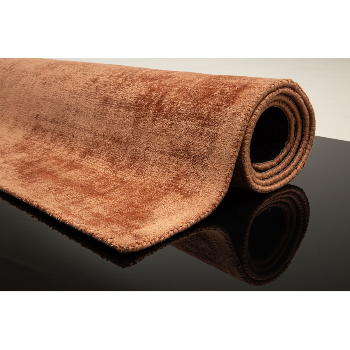 Tapis en viscose tissé main aspect vieilli - SHINE aqua, TOM TAILOR