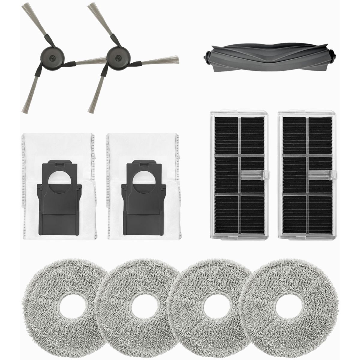 Kit accessoires entretien complet compatible DREAME L40 Ultra, X40 Ultra, X40 Ultra Complete couleur unique, ESSENTIEL B