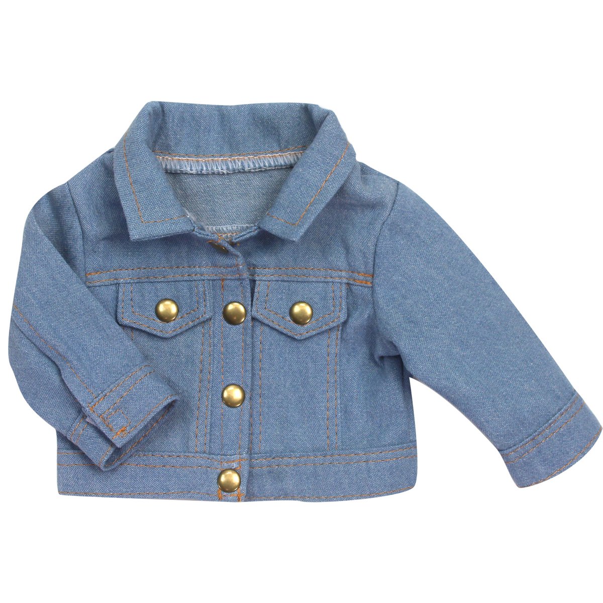 Veste Jean Poupée couleur unique, TEAMSON KIDS
