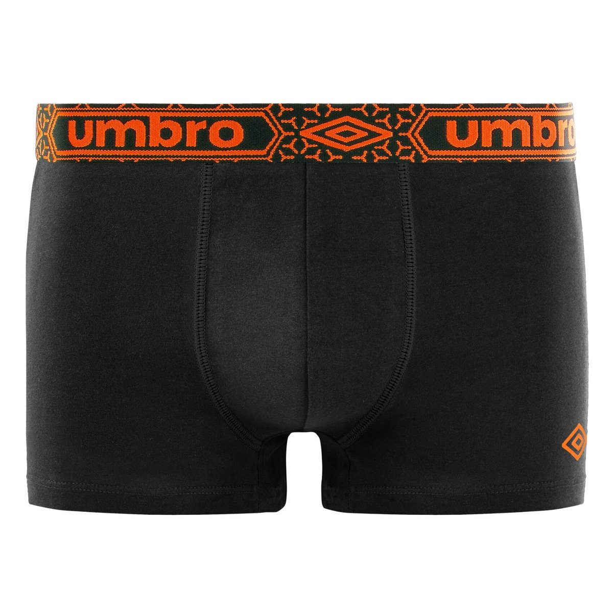 Lot De 8 Boxers Coton noir/blanc/bleu/gris chiné/rouge/jaune, UMBRO