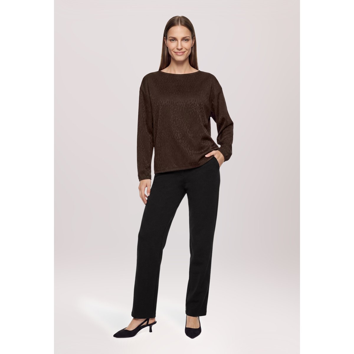 T-shirt manches courtes light maroon, BETTY BARCLAY
