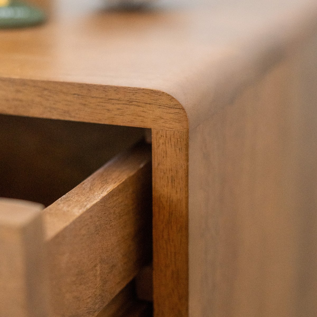 Table de chevet en bois de manguier - ORÉA marron, MAISON PAVANE