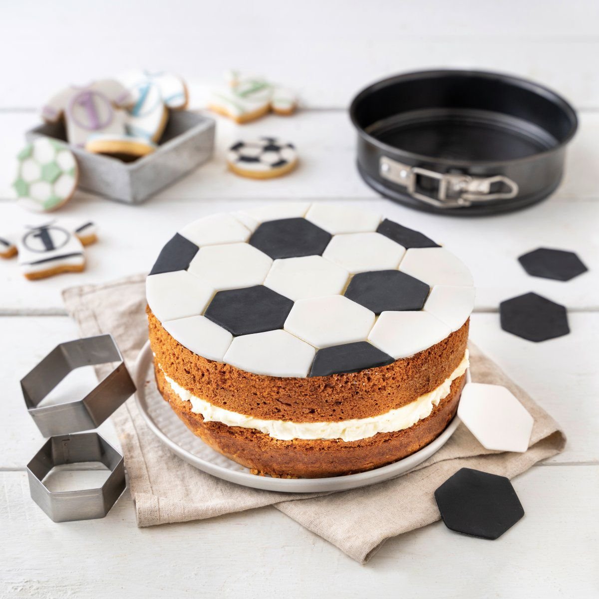 Set de 3 mini moules noir, ZENKER