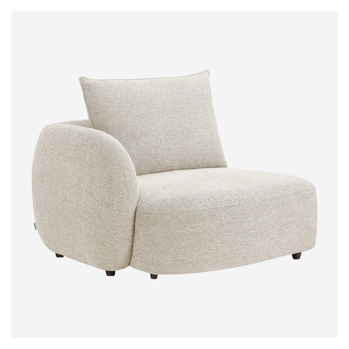 Canapé en tissu garni de plumes CAPRI beige, HABITAT