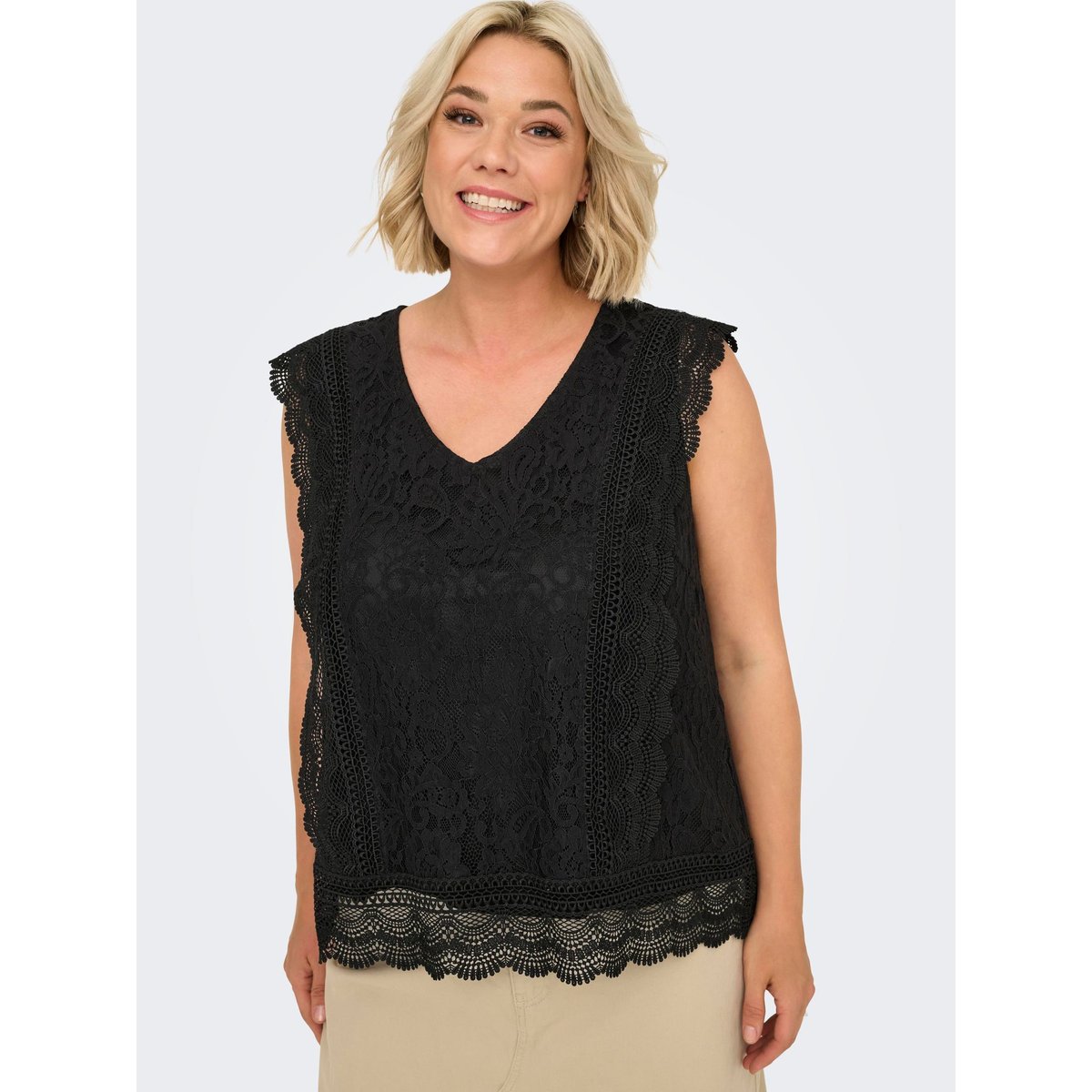 Top noire - black, ONLY CARMAKOMA