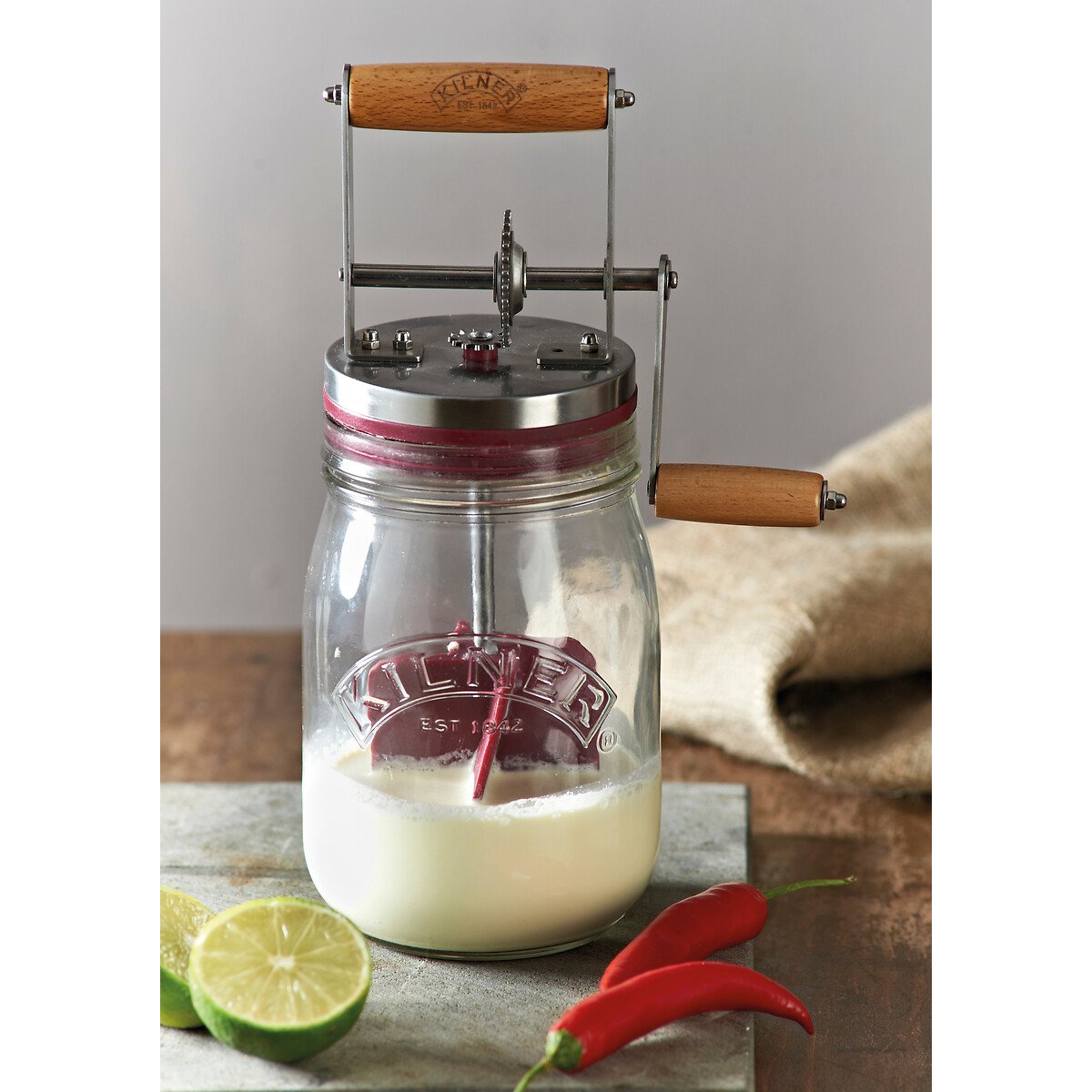 Butter Churner glass, KILNER