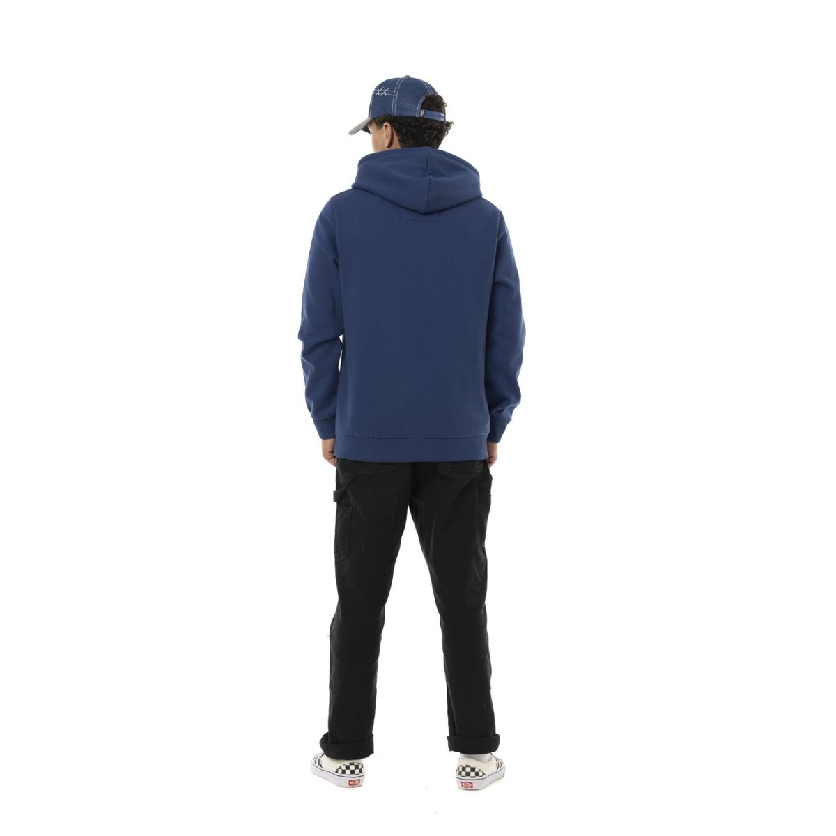 Sweatshirt à capuche SPIRIT bleu foncé/noir, VON DUTCH