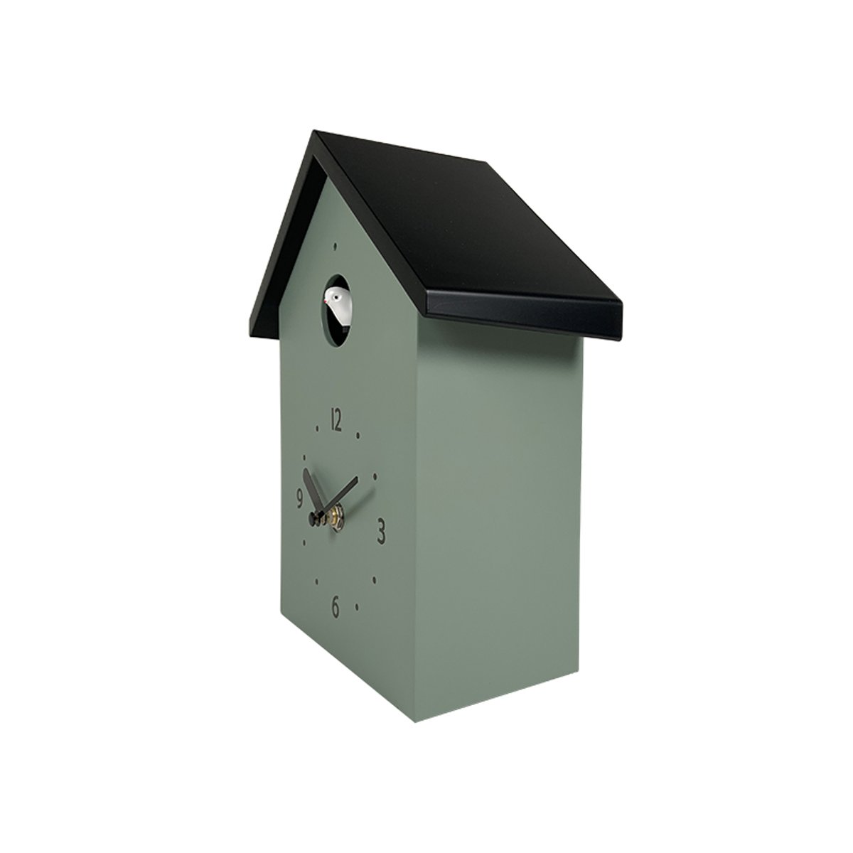 Horloge coucou 20x10x34.5cm vert, EMDE