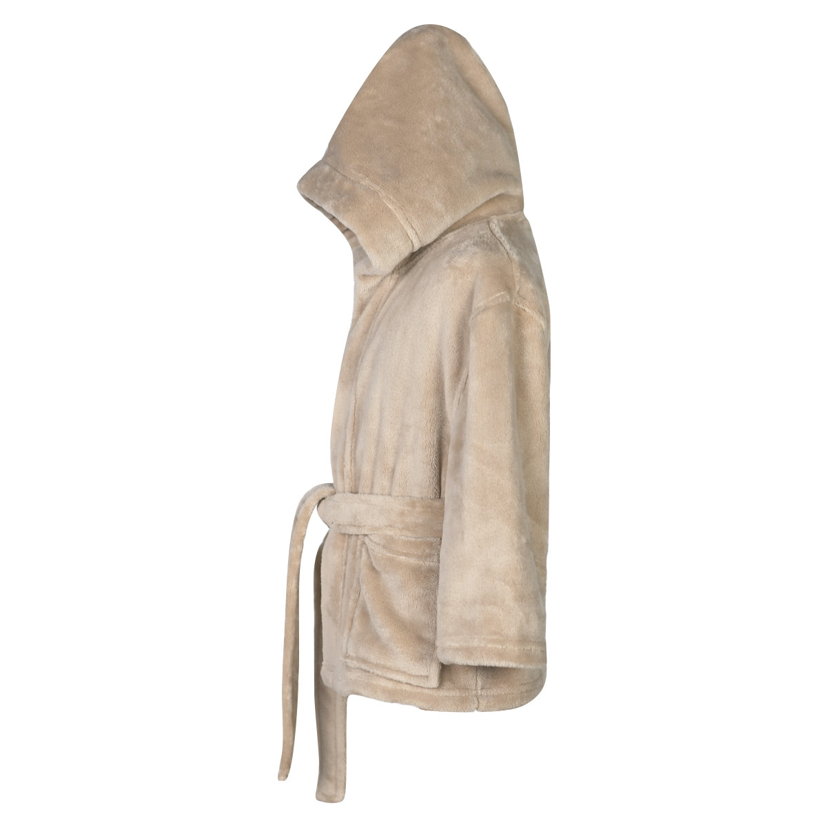 Peignoir enfant polaire doux & chaud BABY KOMO BEAR sable, SENSEI MAISON