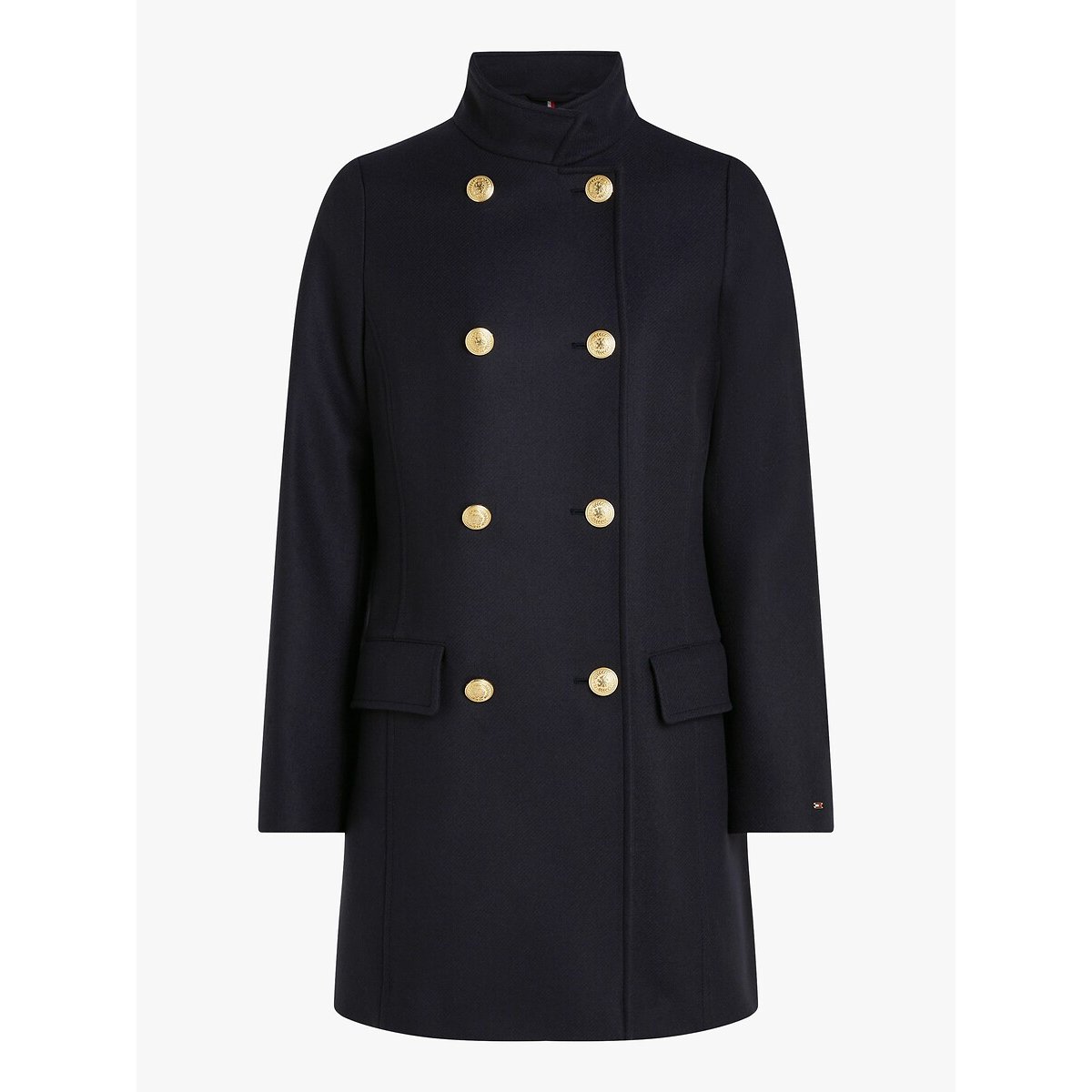 Abrigo de mezcla de lana, manga larga 90001629, TOMMY HILFIGER