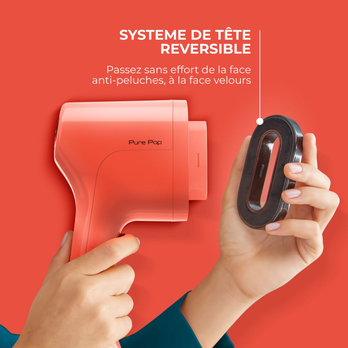 Défroisseur vapeur DT2022C0 Pure Pop Corail couleur unique, CALOR
