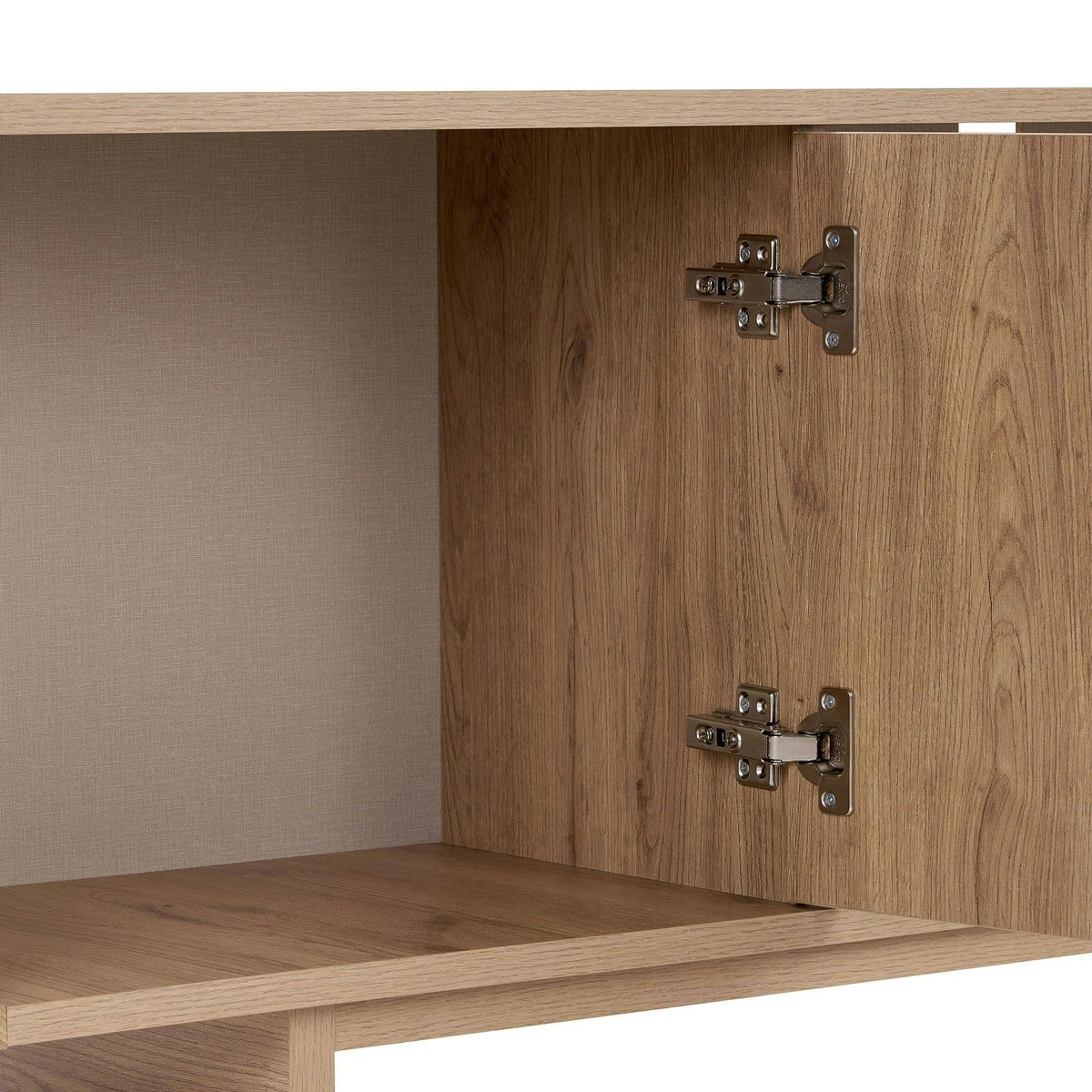 Meuble TV moderne 180 cm MARFA chêne, PIER IMPORT