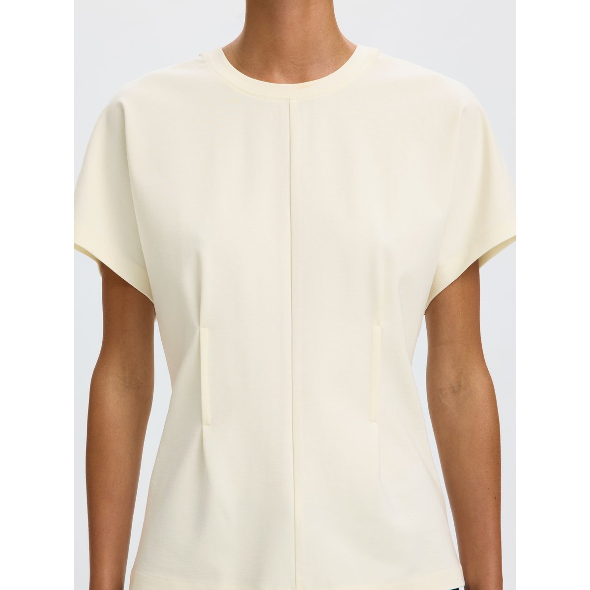 T-Shirt blanc - egret1, SELECTED