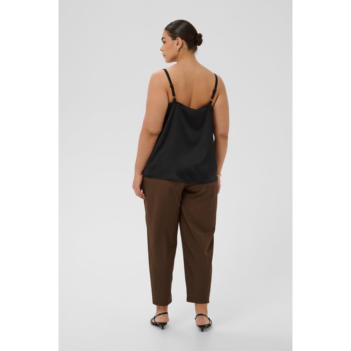 Blouse à manches courtes noir black, KAFFE CURVE
