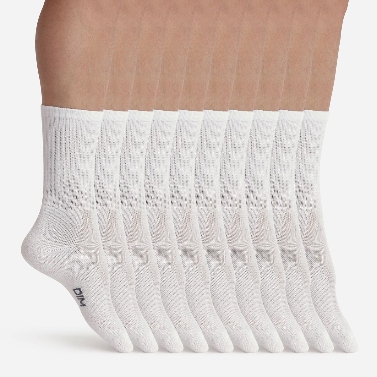 Confezione da 10 paia di calzini alti, ECO DIM SPORT bianco, DIM