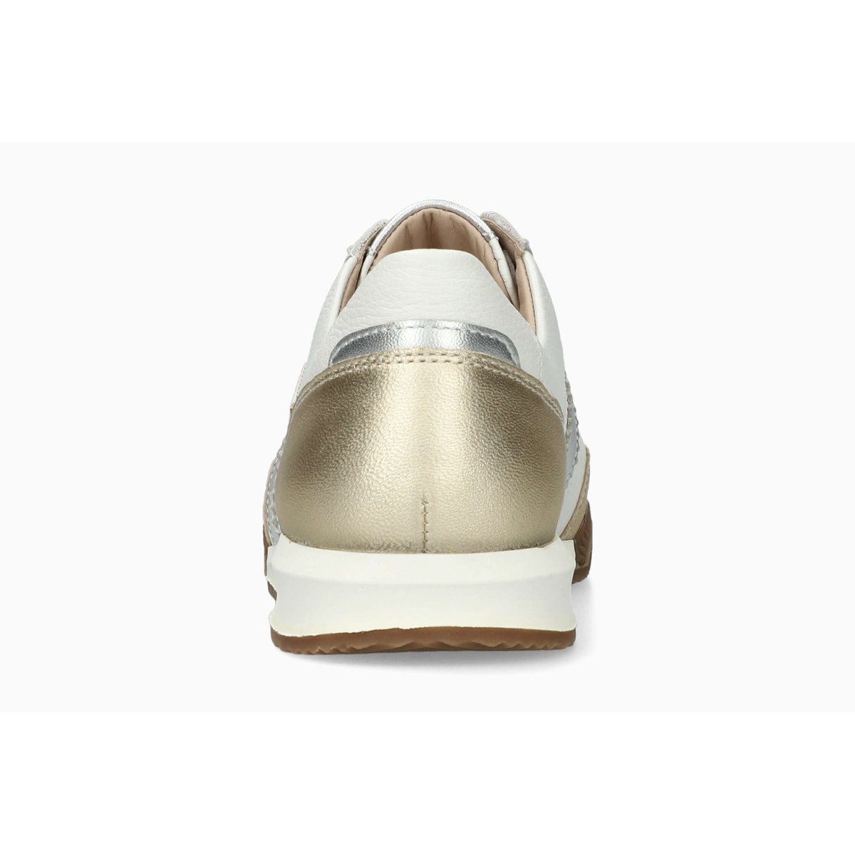Baskets en cuir WITNEY jaune gold 514, MEPHISTO